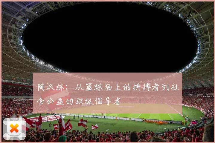 陶汉林：从篮球场上的拼搏者到社会公益的积极倡导者